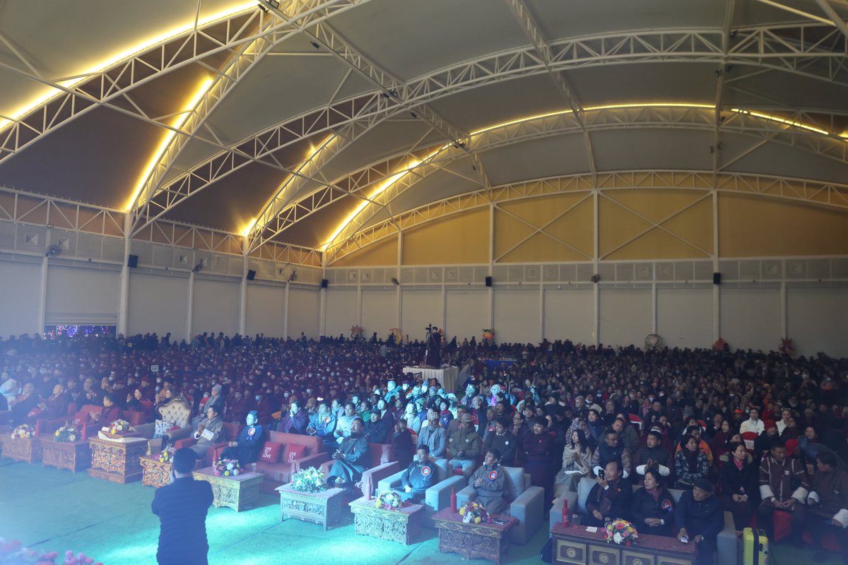 Drukpa's tweet photo. The 2025 Countdown programme at Druk Amitabha Mountain displayed the talent and joy of heritage from communities around the world. 

#GyalwangDrukpa #AnnualDrukpaCouncil 
#drukpa #drukpanuns #KungFuNuns #10ADC Annual Drukpa Council Druk Amitabha Mountain DGK Nunnery Kung Fu Nuns https://t.co/PpbditivQ8
