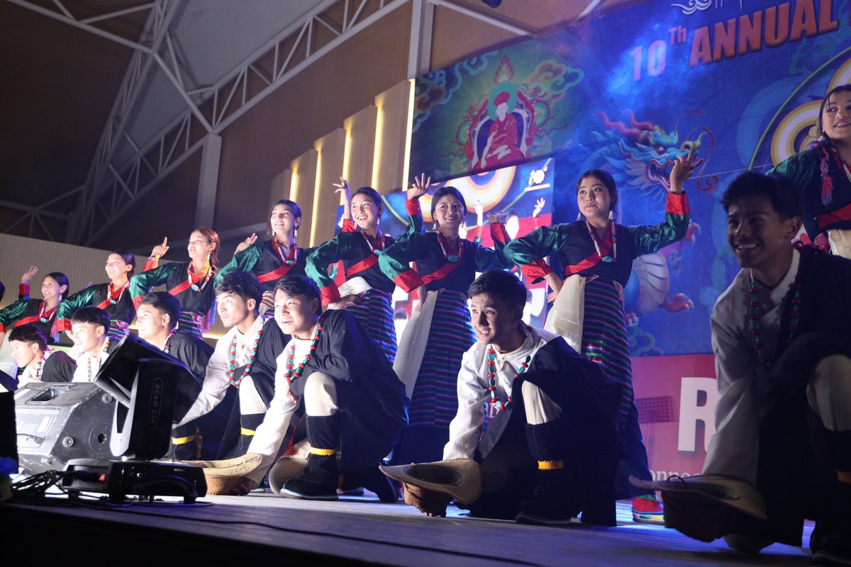 Drukpa's tweet photo. The 2025 Countdown programme at Druk Amitabha Mountain displayed the talent and joy of heritage from communities around the world. 

#GyalwangDrukpa #AnnualDrukpaCouncil 
#drukpa #drukpanuns #KungFuNuns #10ADC Annual Drukpa Council Druk Amitabha Mountain DGK Nunnery Kung Fu Nuns https://t.co/PpbditivQ8