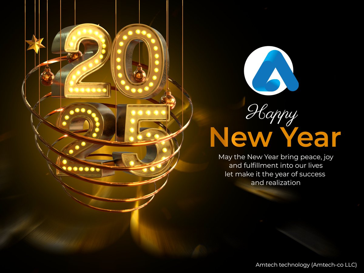 amtech_co_llc's tweet image. Happy New Year 2025 to everyone around the globe! 🌍✨ May this year bring prosperity, joy, happiness, wealth, and peace into your lives. 🌟🎉    

#NewYear2025 #InnovationForLife #AmtechTechnology #GlobalPeace #LifeChangingServices