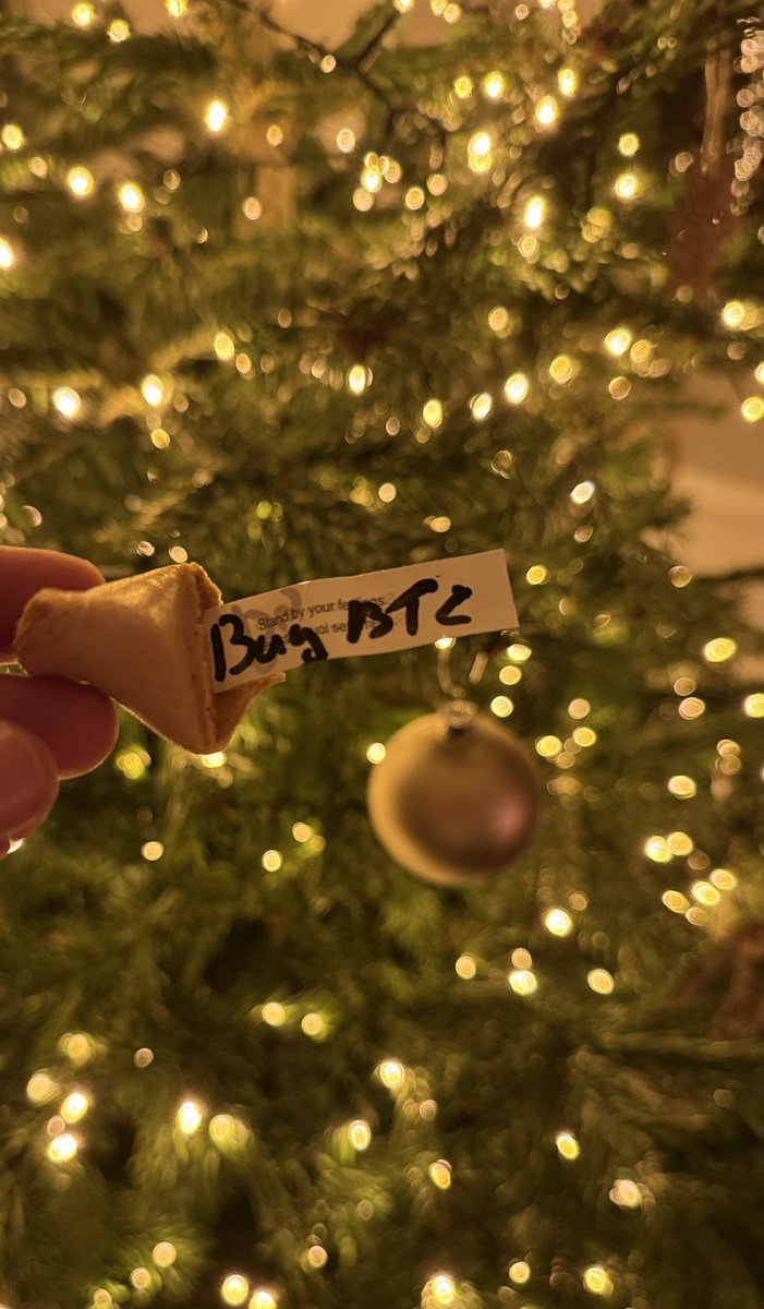 Mein Glückskeks, guten Rutsch! #Bitcoin