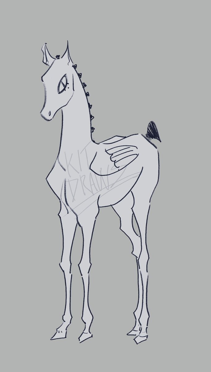 kitdraws's tweet image. Any ideas about her cutiemark/colors??