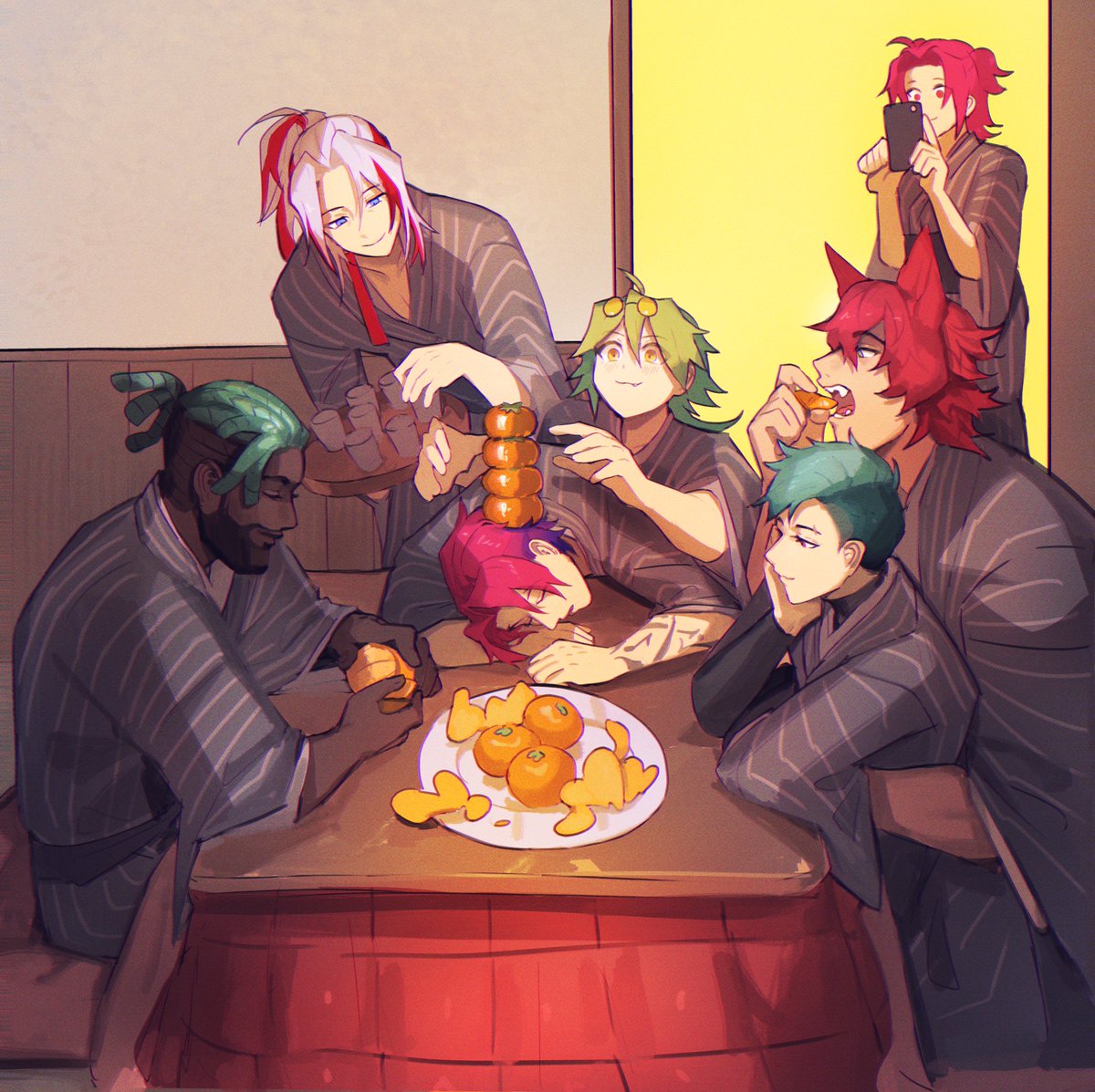 pseudostars's tweet photo. #heartsteeladvent2024 bonus 
happy 2025 from heartsteel! https://t.co/LL3UHL5VLN