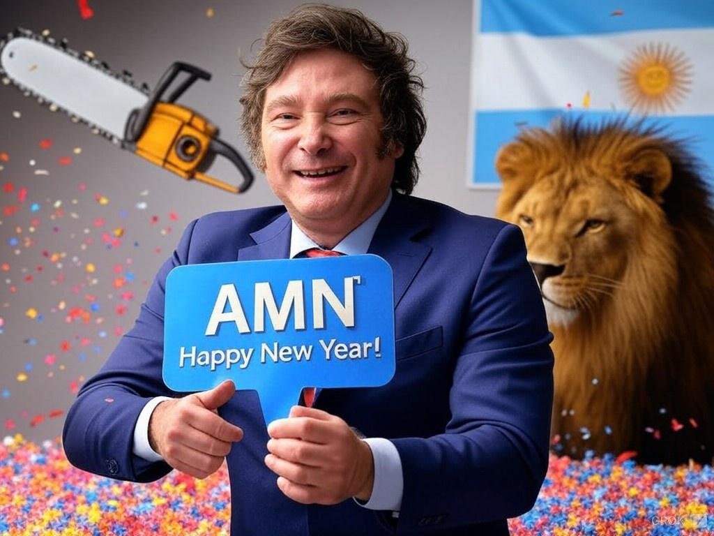 Thank you all for following Argentina's Milei News on X. Thank you for the fervor and passion towards the ideas of Freedom.
Happy 2025 everyone!

LONG LIVE FREEDOM, DAMMIT!💪 
<a href="/JMilei/">Javier Milei</a> <a href="/ArgMilei/">Argentina's Milei News 🇦🇷🤝🌎</a>