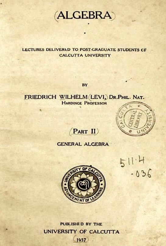 BhavanaMagazine's tweet photo. The mathematician who introduced #ModernAlgebra to Indians, Prof. Friedrich Wilhelm Levi.

Prof. Levi left Nazi Germany &amp; accepted the offer as the Chair of Mathematics at University of Calcutta in 1935, &amp; remained in India till his retirement in 1948.

https://t.co/89LavU4Dk3 https://t.co/f23pFUoibY