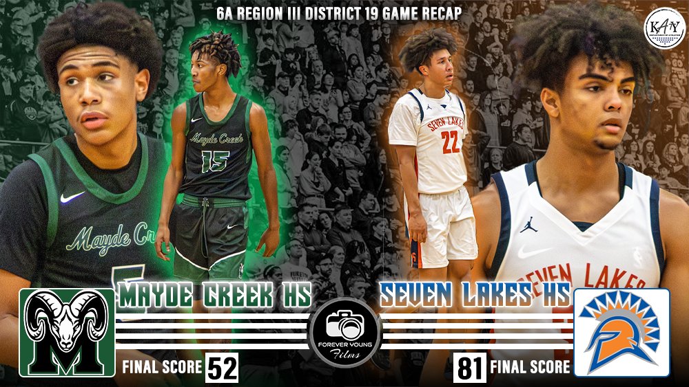🚨WATCH GAME RECAP⬇️
🎥 youtu.be/j1NHRAy-DdY
District 19-6A Matchup

Mayde Creek HS (<a href="/MCRamsHoops/">Mayde Creek Boys Basketball</a>)
vs
Seven Lakes HS (<a href="/7LSpartanHoops/">Seven Lakes Basketball</a>)

<a href="/KatyISDAthletic/">Katy ISD Athletics</a>  <a href="/RcsSports/">Jim Hicks</a> <a href="/PUSHExposure/">PUSH Exposure Services</a> <a href="/djones8301/">Doug Jones</a> <a href="/TillmanJ33/">Tillman Jaramillo</a> <a href="/IsaiahS1515/">Isaiah Santos</a> <a href="/am3nel/">AmenEl Tadesse</a> <a href="/AydenClarke6/">Ayden Clarke</a> <a href="/jadennelson22/">Jaden Nelson</a> <a href="/SpartanCrazies_/">THE Spartan Crazies</a>
