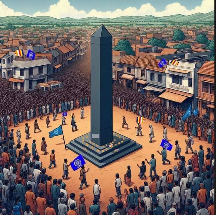 जय भीम. हम शूरवीरों की औलाद है 
जब हाथ जोड़े तो शांति फैलाई, 
तलवार उठाई तो पेशवाई खतम • की, 
कलम उठाई तो गुलामगिरी खतम की 
     
भीमा कोरेगाव के शौर्य दिन की 
बधाईया सब को नये साल के लिये मंगल कामनाए

#भीमा_कोरेगांव_शौर्य_दिवस 
#jaibhim