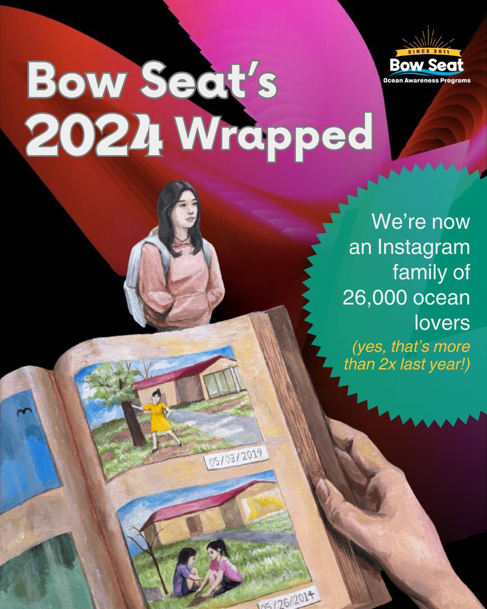 fromthebowseat's tweet image. As we enter 2025, we thank the incredible Bow Seat community for powering another impactful year. 

Your support fuels this journey, and we’re excited to continue shaping a healthier, more creative future together 🌊

#BowSeat #CreativeImpact #OceanAction