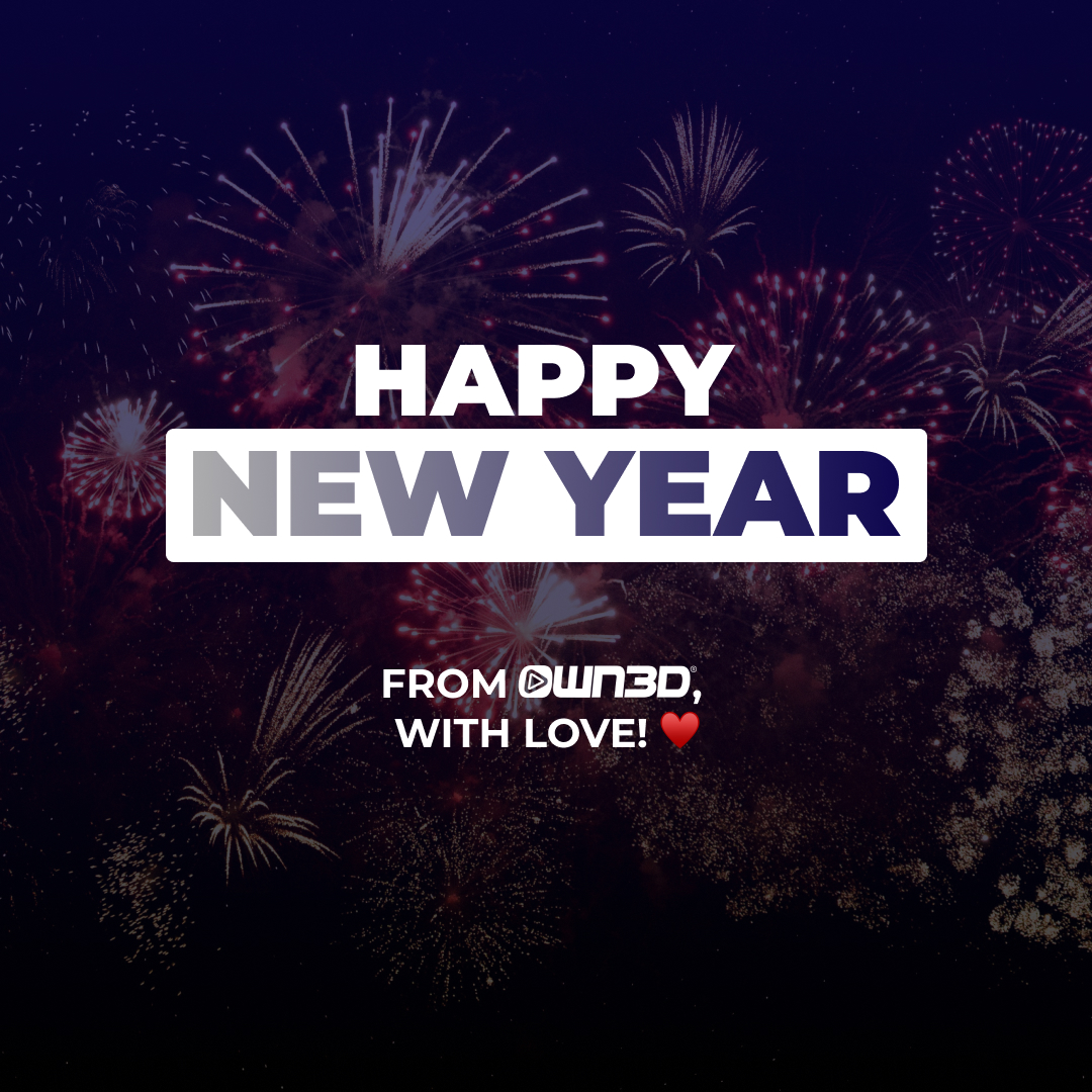 2024 showed us what’s possible: Kai Cenat broke records, TikTok Live surged, and more. 🚀

2025 is your fresh start! Stream, create, and build a community that supports you. Make this your year!

P.S. Enjoy New Year’s widgets: store.own3d.pro/winter-new-year