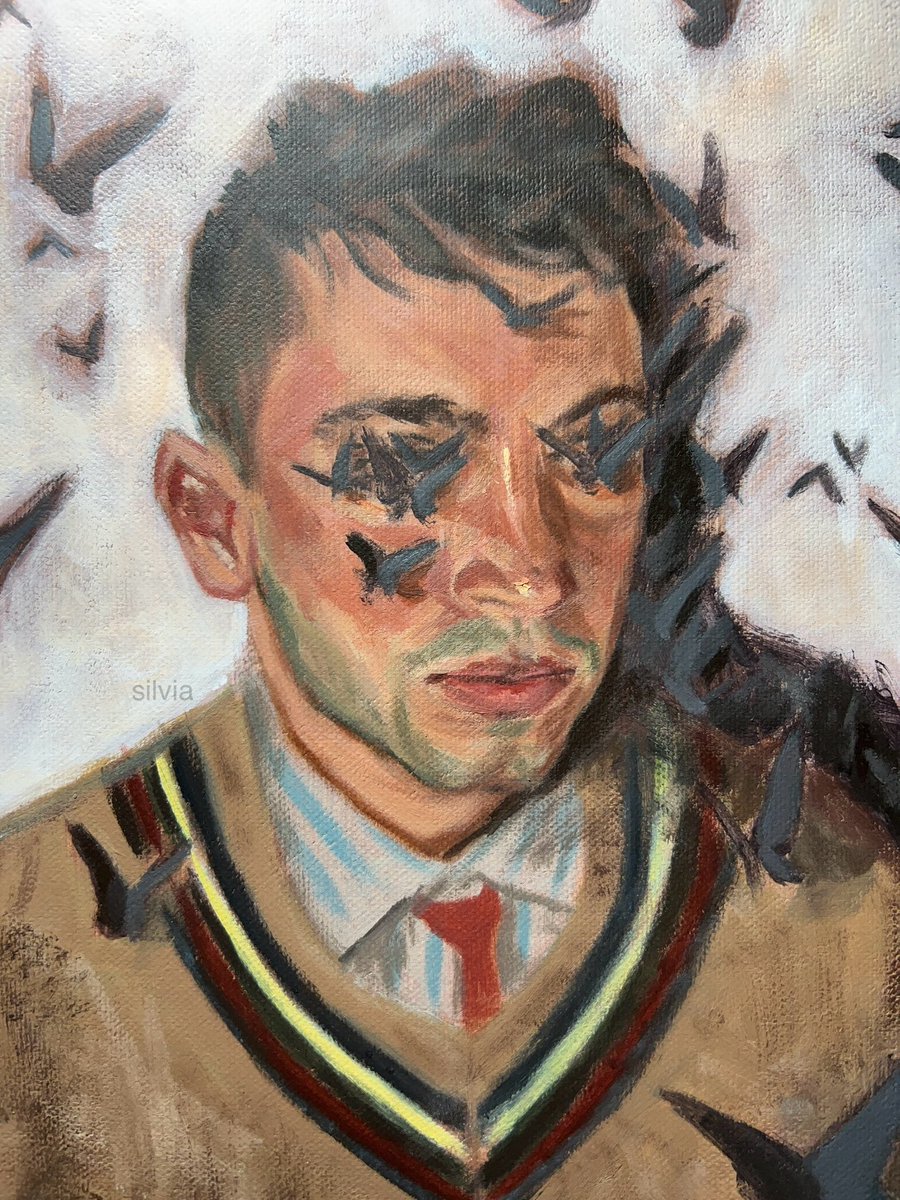 start fresh with a new year | last painting of 2024 
[ acrylic on canvas ]
circa 18x24 cm

<a href="/tylerrjoseph/">tyler jøseph</a> <a href="/twentyonepilots/">twenty one pilots</a> 
[ #cliqueart #art #traditionalart #illustration #twentyonepilots #tylerjoseph #clancy ]