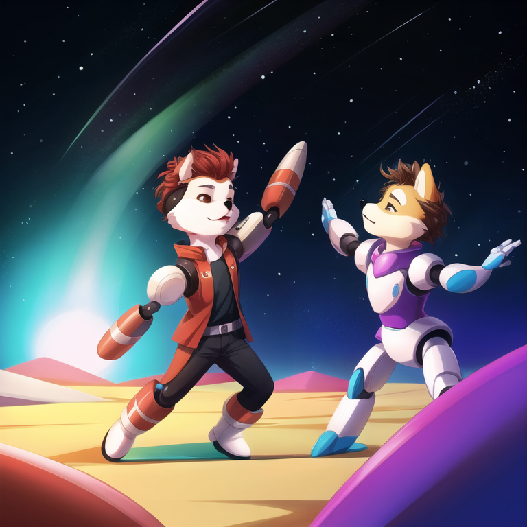 DogelonThis's tweet image. Launching a fleet of dancing robots to entertain us on the journey to the future 🚀🕺 #RobotParty #EscapeReality