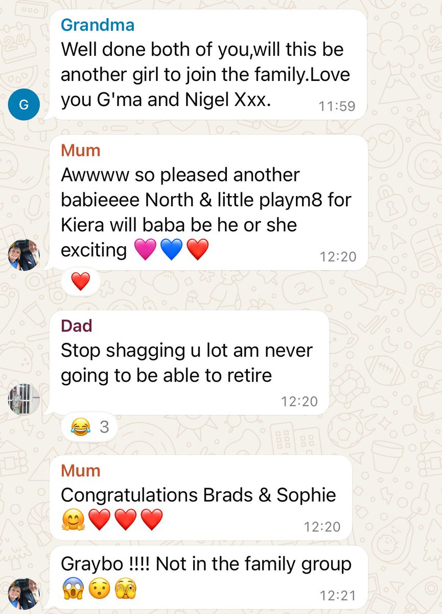 HNY EVERYONE ❤️

Here’s some inspiration for 2025, be more like my Dad and give zero F***s 

His response earlier today when my brother and his wife announced they were having their second child…