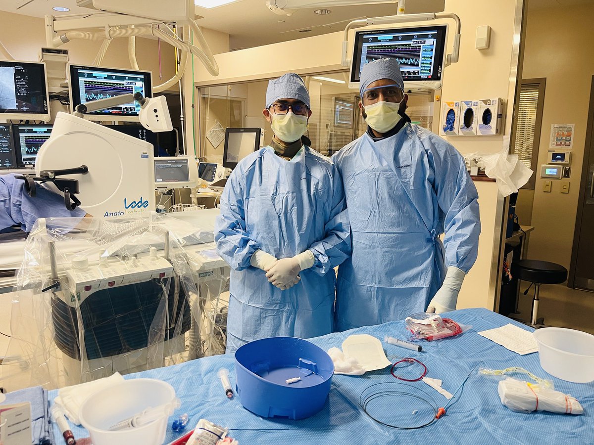 Finishing 2024 doing right heart caths, heart biopsies and exercise bike studies with a close friend and one of our best Transplant Cardiologist, Dr. Tarun Dalia. Happy New Year, 2025.