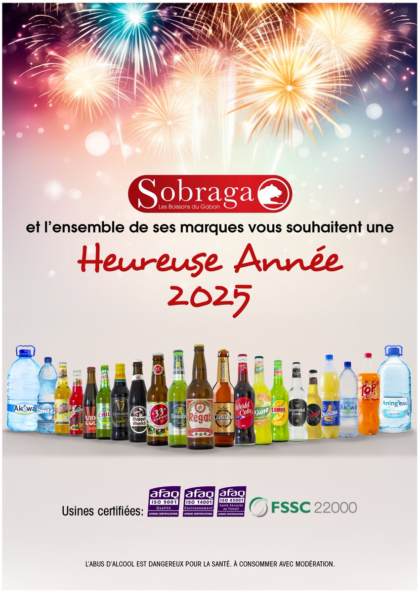 ✨ 𝟮𝟬𝟮𝟱 : 𝗨𝗻𝗲 𝗮𝗻𝗻é𝗲 𝗱𝗲 𝗿𝗲𝗻𝗼𝘂𝘃𝗲𝗮𝘂 𝗲𝘁 𝗱’𝗼𝗽𝗽𝗼𝗿𝘁𝘂𝗻𝗶𝘁é𝘀 !✨

Que cette nouvelle année soit porteuse de succès, de bonheur et de moments inoubliables.

Ensemble, continuons à construire un avenir radieux !Tous nos vœux de prospérité et de joie ! 🌟
