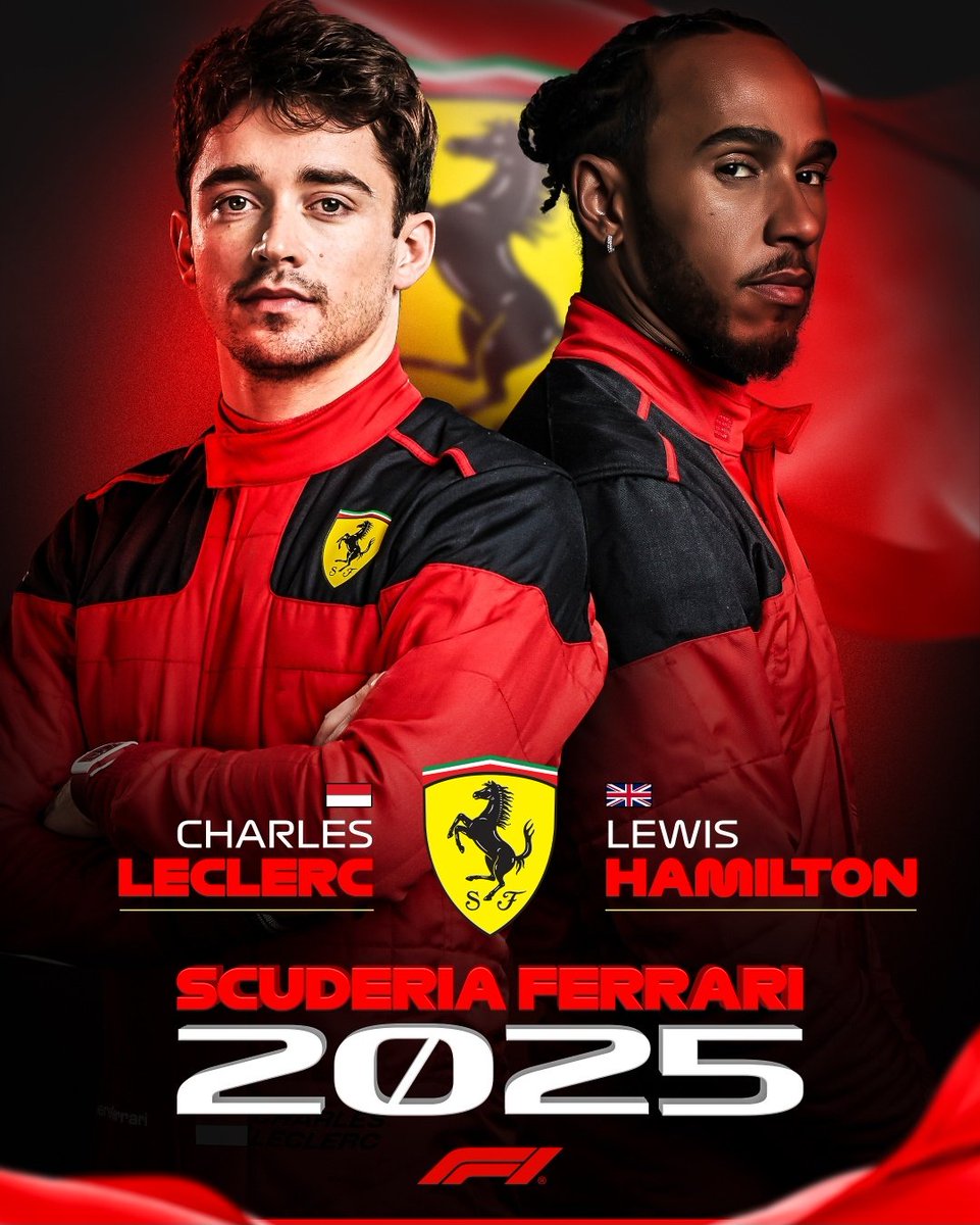 IT'S MIDNIGHT IN ITALIA, charles leclerc and lewis hamilton are officially teammates. 

happy new year and forza ferrari sempre.