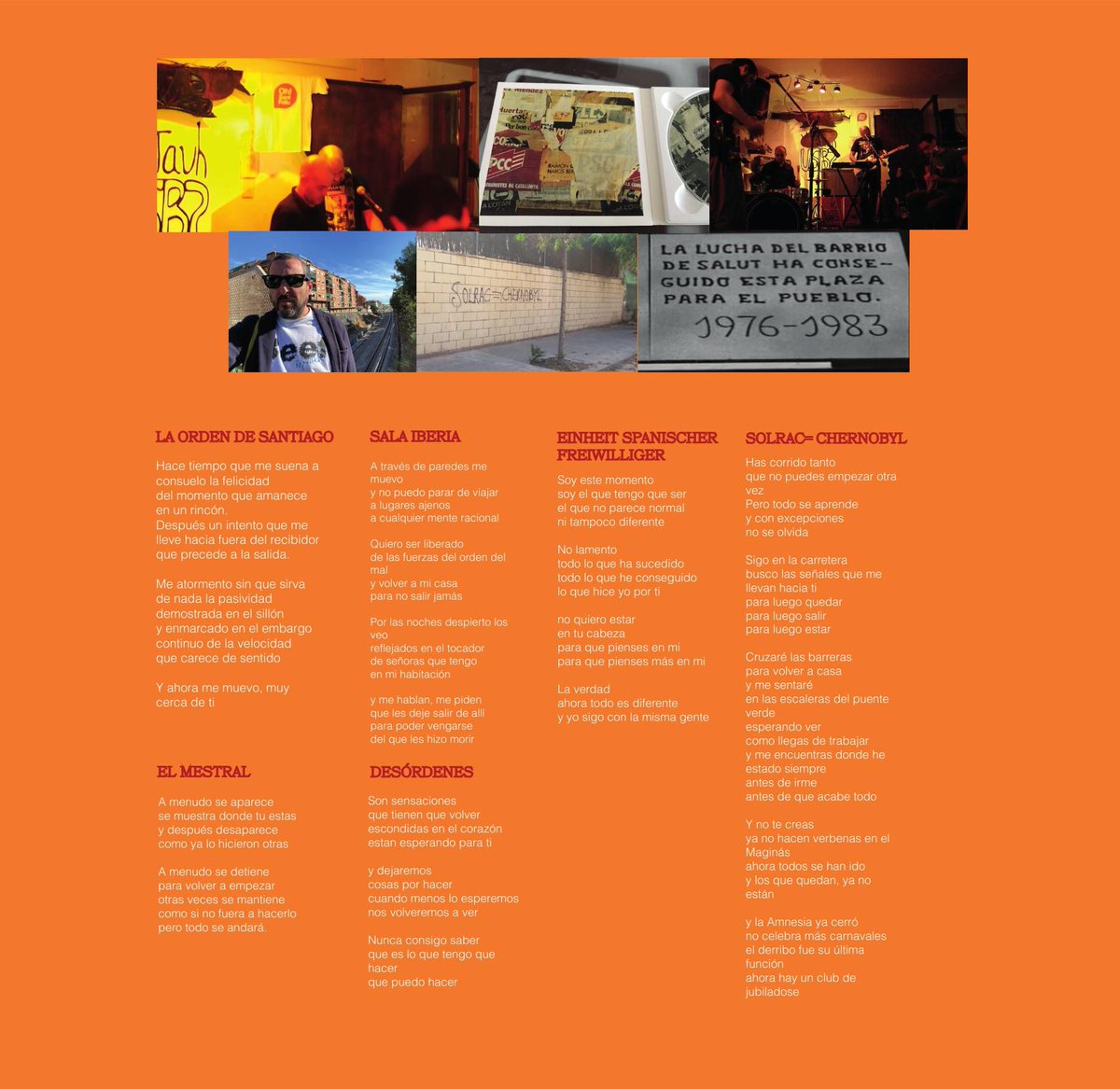 Holanda bajo el mar (@holandabajomar) on Twitter photo Hoy se cumplen 10 años desde que se publicara El material y pensamos que qué mejor manera de celebrarlo que sacando una edición especial en vinilo de color.
Tenéis abierto el preorder en Bandcamp por un precio bastante justo, 19€, y con entrega en mano en Madrid y Barcelona. Hoy se cumplen 10 años desde que se publicara El material y pensamos que qué mejor manera de celebrarlo que sacando una edición especial en vinilo de color.
Tenéis abierto el preorder en Bandcamp por un precio bastante justo, 19€, y con entrega en mano en Madrid y Barcelona.