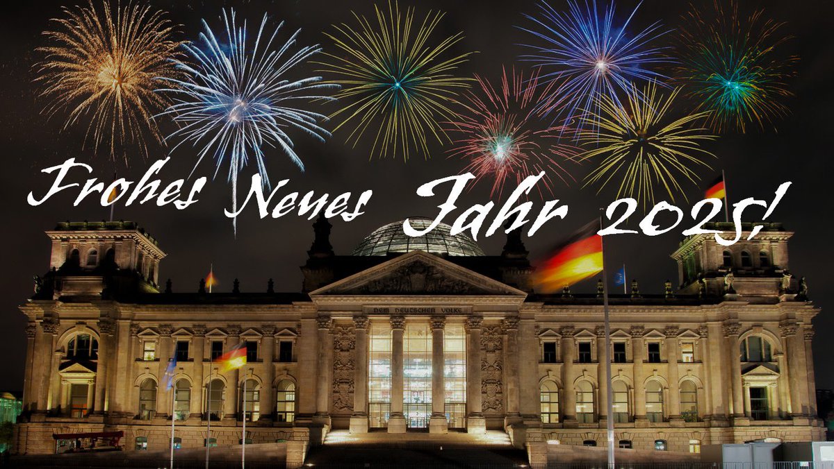 Ich wünsche ihnen ein schönes und glückliches Jahr 2025.🥳
Unser Land hatte viele Höhen und Tiefen im Jahr 2024 erlebt. Zum Ende des Jahres erschütterte uns der Anschlag auf den Weihnachtsmarkt in #Magdeburg. Unser Land hält Zusammen, das zeigen uns der Anschlag. (FS)