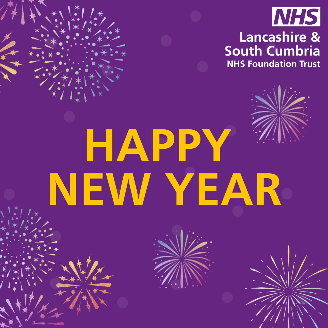 Lancashire & South Cumbria NHS Foundation Trust (@wearelscft) on Twitter photo HAPPY NEW YEAR! 🎉
From everyone at LSCft we wish you a bright, happy and successful New Year! HAPPY NEW YEAR! 🎉
From everyone at LSCft we wish you a bright, happy and successful New Year!