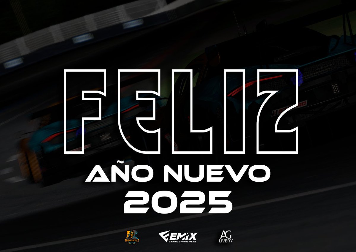 M4sked Devils eSports (@m4sked_devils) on Twitter photo FELIZ AÑO NUEVO! 🥂
Os deseamos lo mejor de cara a 2025, salud, felicidad y muchas carreras juntos en pista.
Os vemos a todos en pista, disfrutando un año mas de nuestro hobby
#GoDevils 😈 FELIZ AÑO NUEVO! 🥂
Os deseamos lo mejor de cara a 2025, salud, felicidad y muchas carreras juntos en pista.
Os vemos a todos en pista, disfrutando un año mas de nuestro hobby
#GoDevils 😈