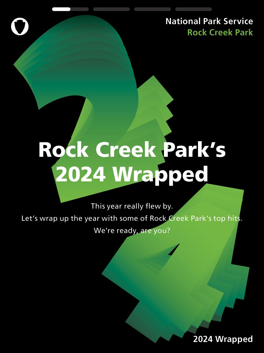 RockCreekNPS's tweet photo. As we wrap up 2024 and go into 2025, let's reflect on some of Rock Creek Park's highlights with #NPSWrapped!

Thank you for making this year memorable, what's your favorite moment at Rock Creek Park from 2024?

#NPS #NationalParks #RecreateResponsibly https://t.co/FqirEdyd9u