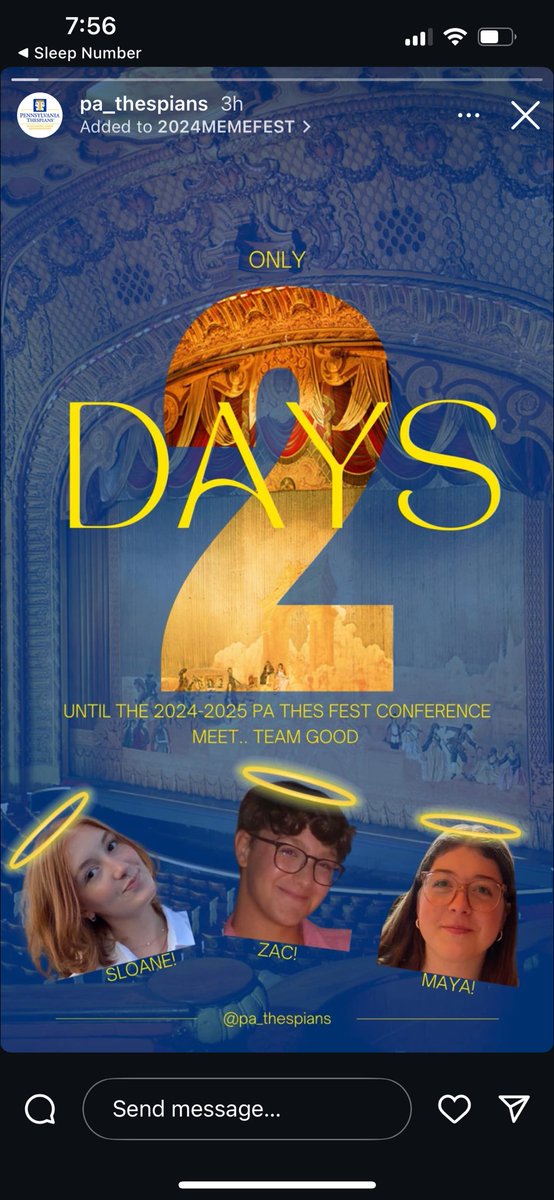 RDG and ITS Troupe 2103 are so excited to head to the PA State Thespian Conference. Just two days away!! Recognize anyone in this photo?? 😉