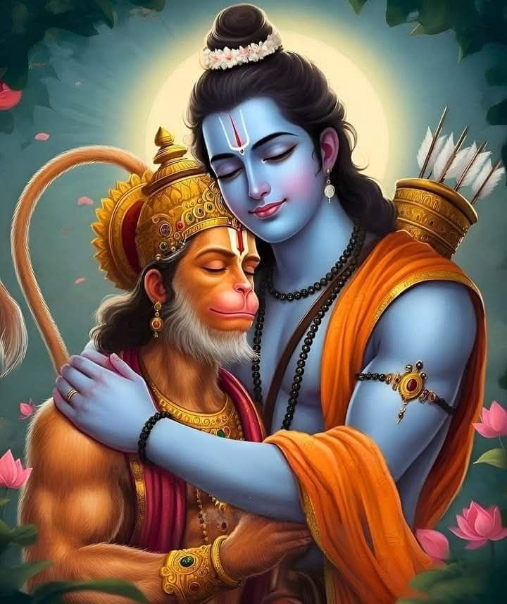 जय श्री राम, जय जय श्री राम,🚩🚩
जय वीर हनुमान🌺🌺🚩🚩
जैसे बसते हैं श्री राम हनुमान के मन में,
वैसे बसें प्रभु रघुनाथ आपके जीवन में...
करते रहें सबका कल्याण,
श्री राम जय राम जय जय राम..