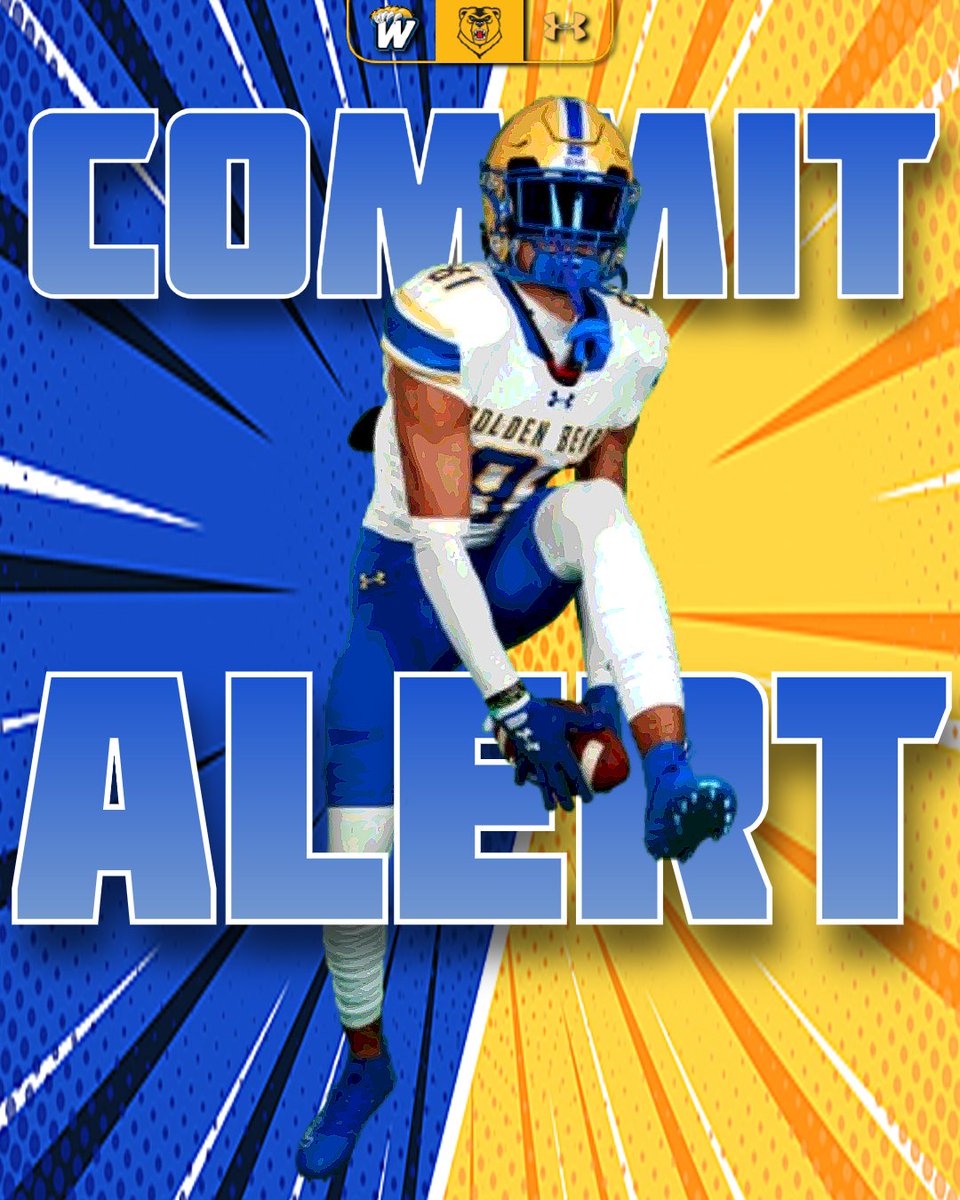 🚨We are excited to welcome an elite route runner and playmaker from the capital region NY to the Golden Bear Football Family!                                  

#GB25RS 
#AlwaysOn