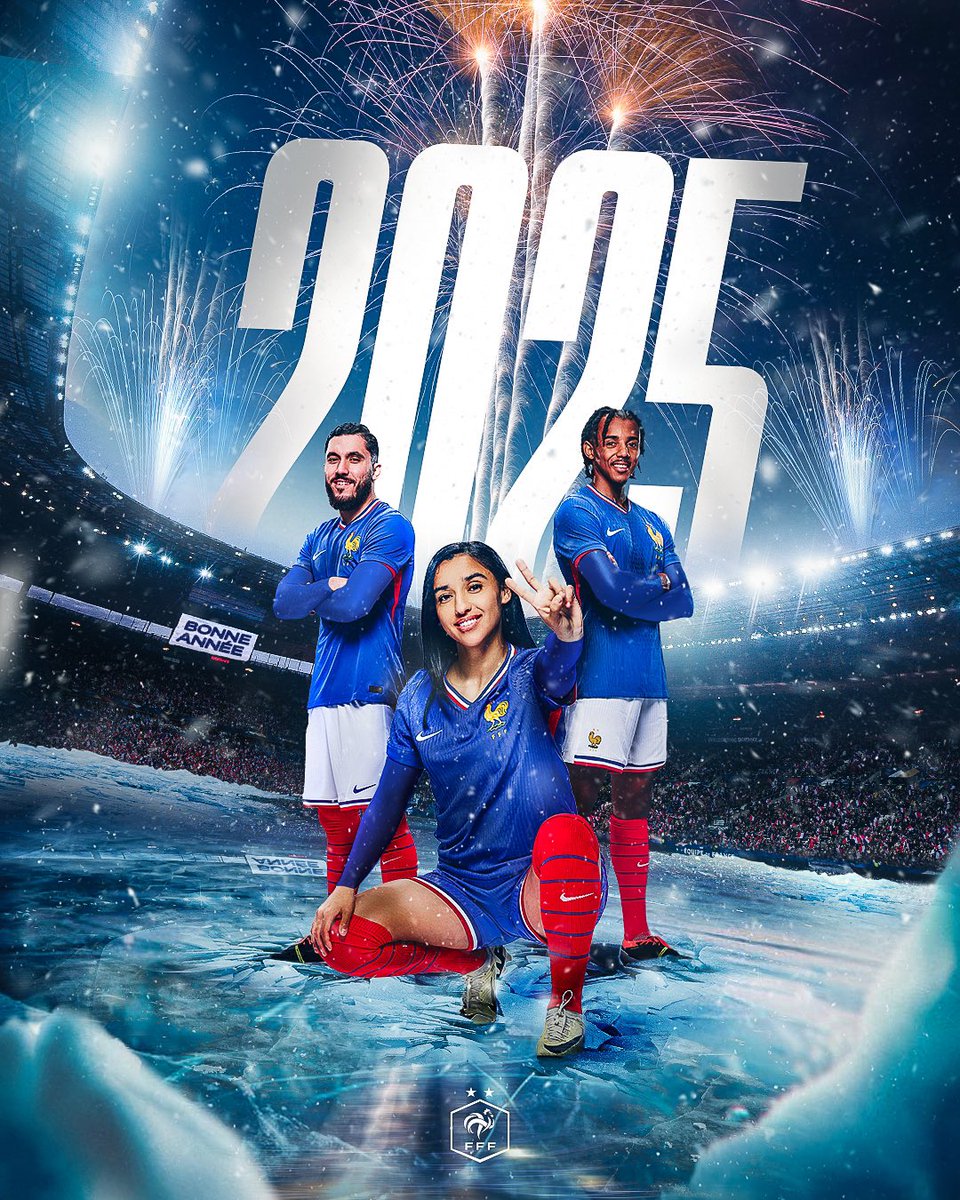 𝑩𝑶𝑵𝑵𝑬 𝑨𝑵𝑵𝑬́𝑬 𝟐𝟎𝟐𝟓 🎇💙

Que cette nouvelle année soit synonyme de succès, d’émotions partagées et de belles victoires sur et en dehors des terrains 🙌

#FiersdetreBleus #FiersdetreBleues