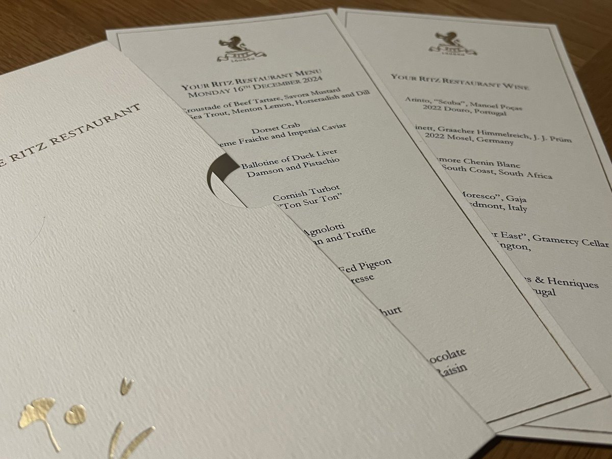 Just a couple of the great meals in ‘24, bring on ‘25 ⭐️⭐️🥂🥂