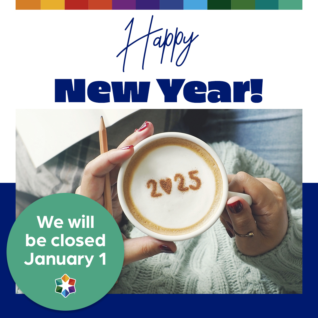 🎉 Happy New Year 2025! 🎉 Our office is closed Wednesday, January 1, but we'll be at work and ready to help you on Thursday, January 2.