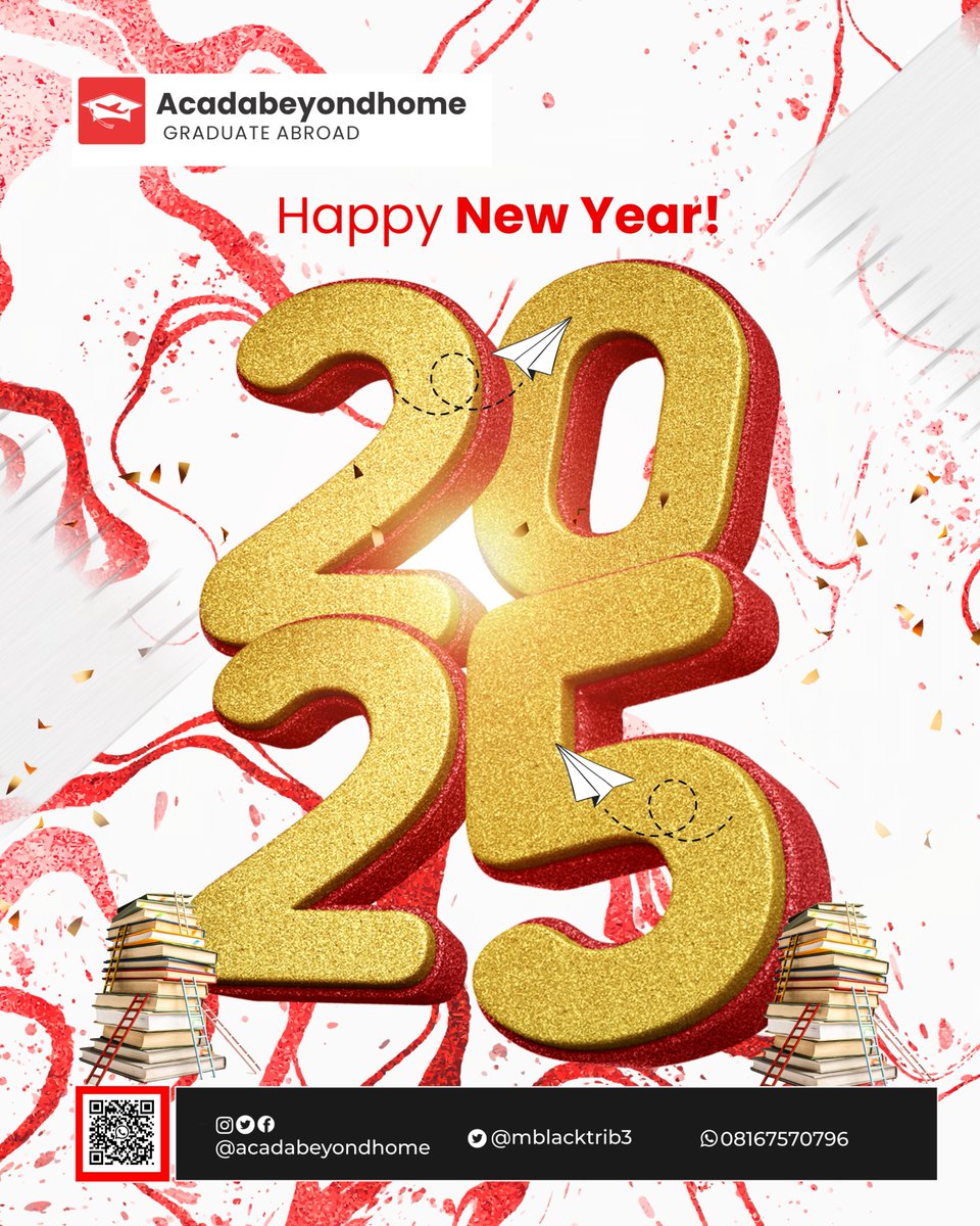 MBlacktrib3's tweet photo. Happy New Year!🥳🎇. 2025 already has a fully funded scholarship and a visa approval letter in your name. 2025 is truly your year. #HappyNewYear2025 #sopwriter https://t.co/UiR4PfgqL7