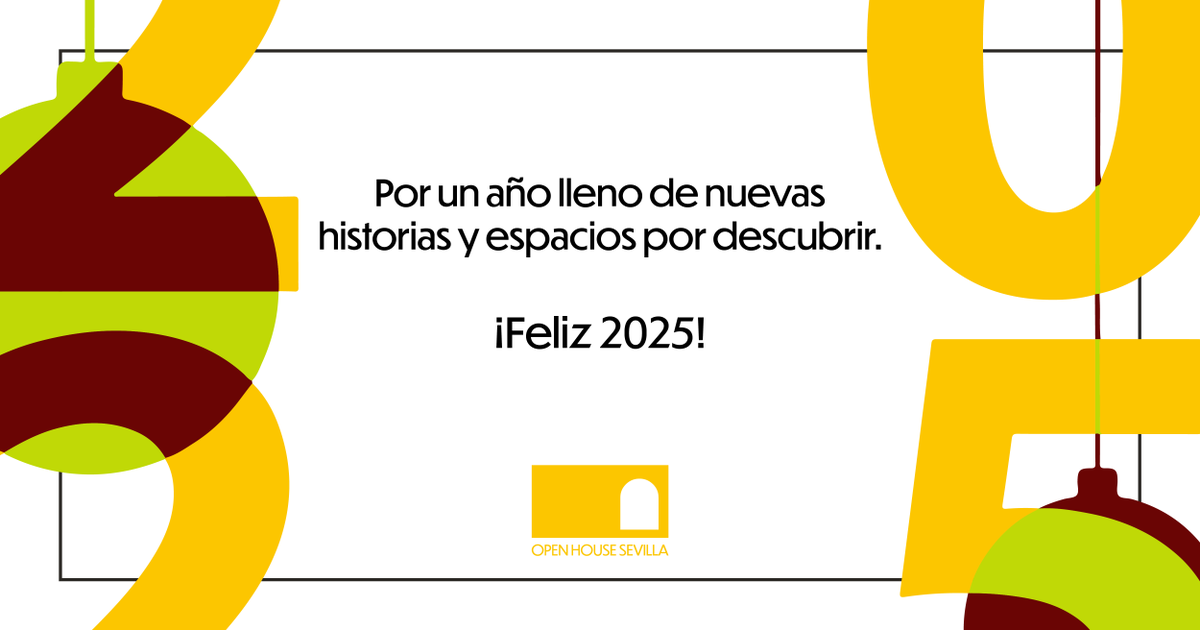 🌟FELIZ 2025
Feliz año a todos y no os olvidéis nunca de ser arquitect@s de vuestras vidas, de vuestras casas, de vuestra salud, de vuestro entorno y de vuestra felicidad.

💫¡A por este nuevo inicio, A POR ESTE 2025!

#OpenHouseSevilla #Feliz2025
