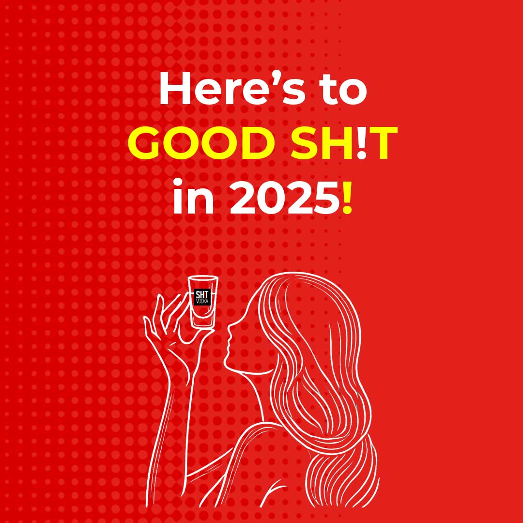 shitvodka's tweet photo. Raise your glass (and your standards) because this year we’re sipping on nothing but success, vibes, and the best vodka in the game.

Here’s to fewer regrets, more adventures, and keeping it classy with SH!T Vodka. 🥃 https://t.co/bPN4zmNZx6