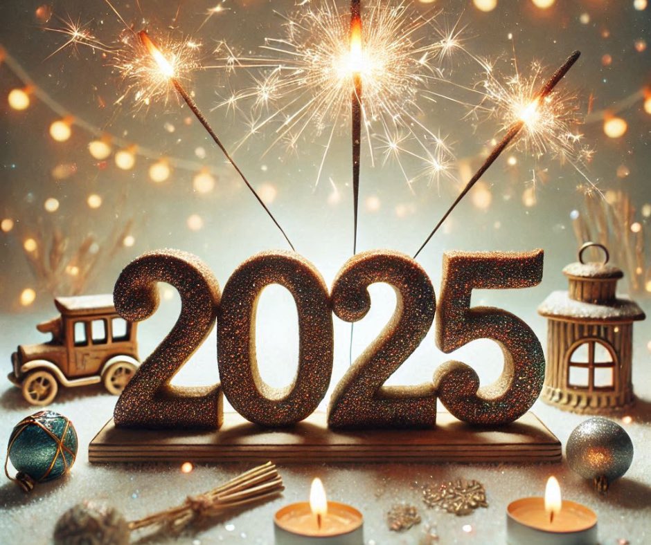 A 2025 filed with opportunities, love, peace and happiness! Cheers to the New Year.