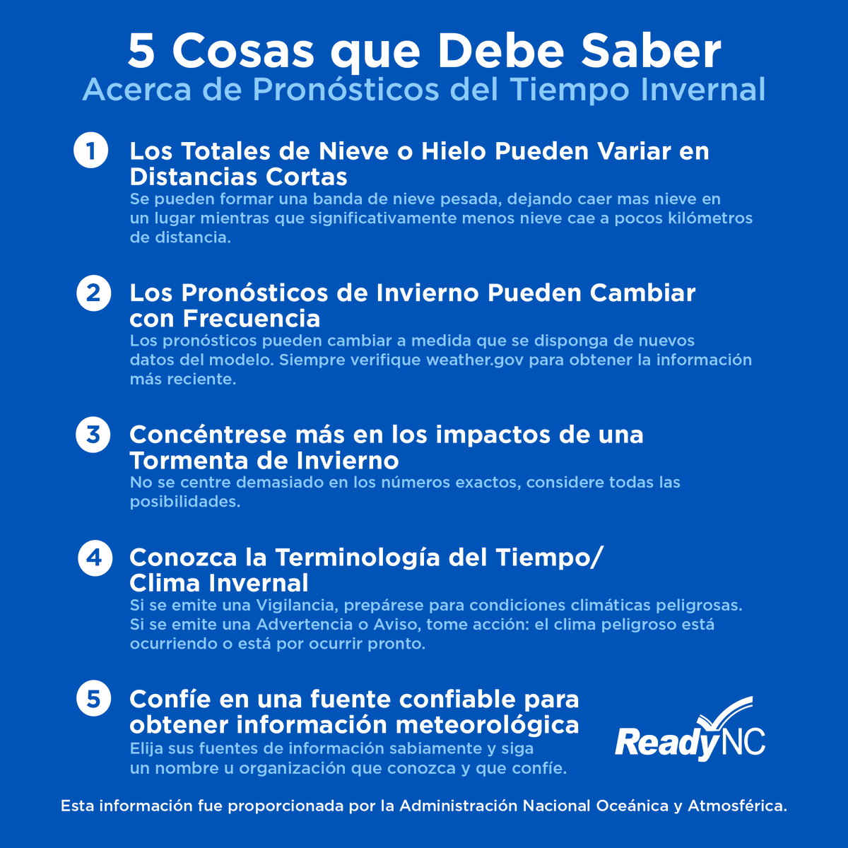 Here are some things to keep in mind for the upcoming winter weather.
--------------------
Aquí hay algunas cosas para tener en cuenta durante el próximo clima invernal.