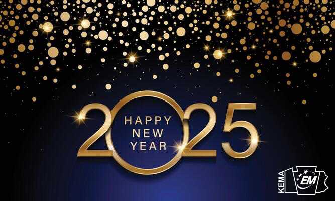 KeystoneEMA's tweet image. 🎉 Happy New Year from KEMA! 🎉

Here’s to a 2025 filled with resilience, preparedness, and collaboration. Together, we’ll continue to strengthen our communities. Stay safe and have a prosperous New Year! 🥳✨