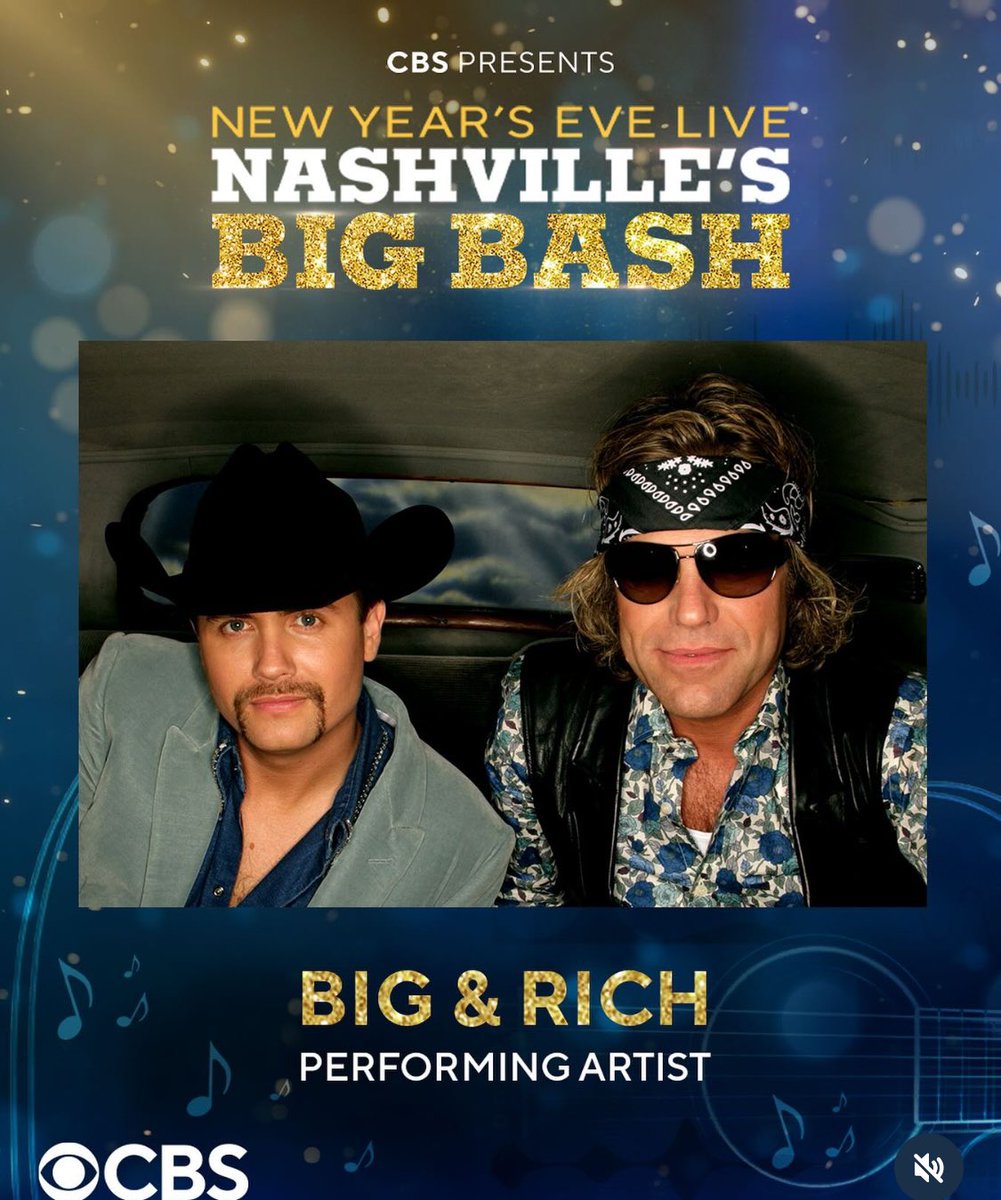 Let’s ring in the New Year from <a href="/visitmusiccity/">Nashville Tennessee</a>! Join us in welcoming 2025 on New Years Eve LIVE: Nashville’s Big Bash, Tuesday, December 31st on <a href="/CBS/">CBS</a>! #CBSNashvilleNYE