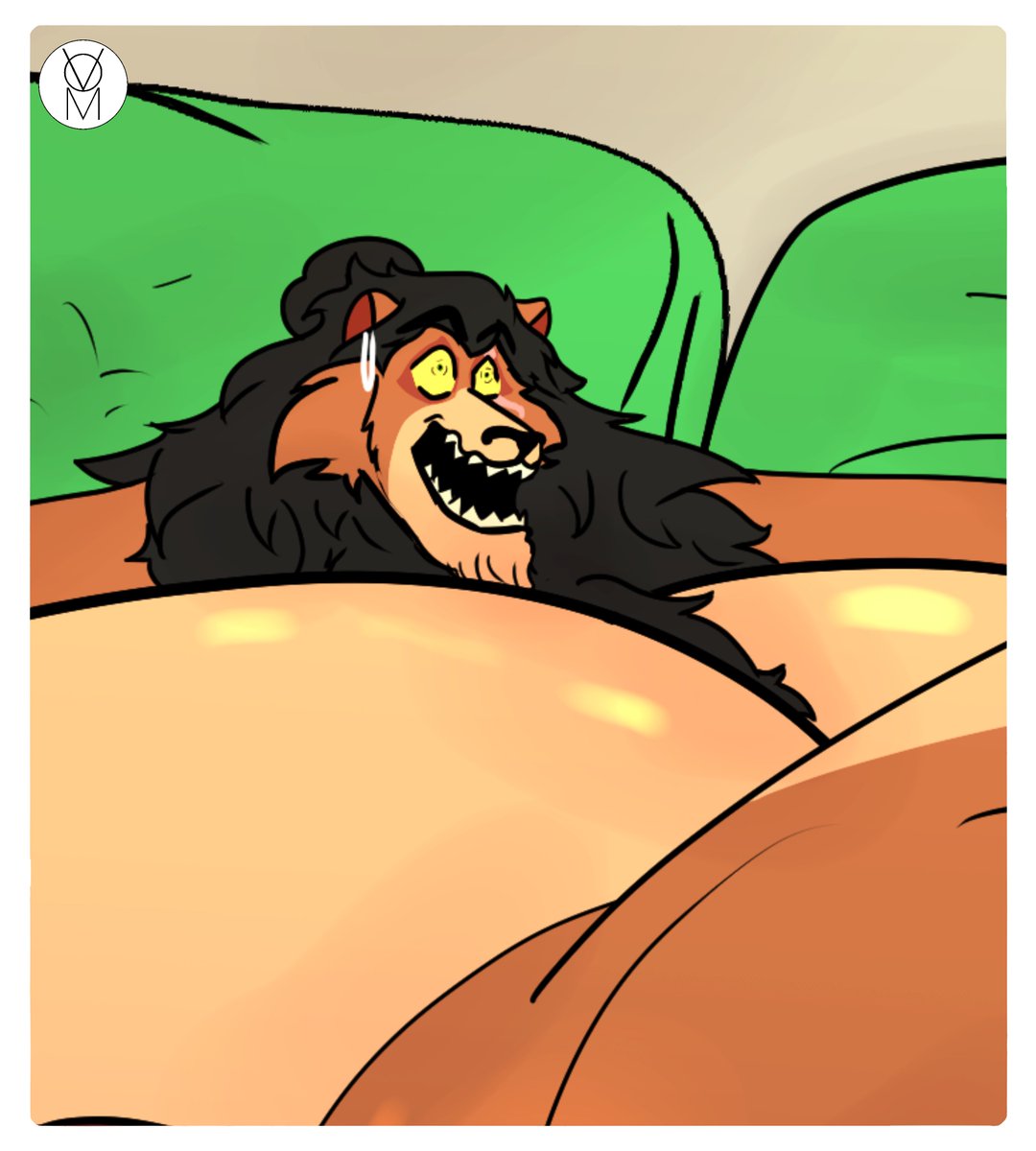 VoreloveM's tweet photo. It's Christmas morning, and Scar is in for a surprise, his beloved husband Mufasa has already given him his Christmas present.

(More in P4tr30n) https://t.co/Tl505JaxJU
