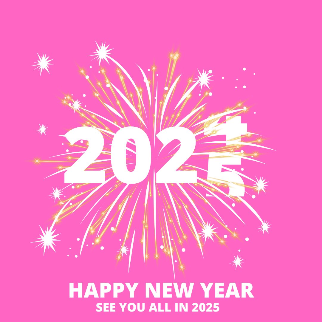 Happy New Year! 🥰

Wishing all our customers a very happy new year! 

See you all in 2025! 🎆