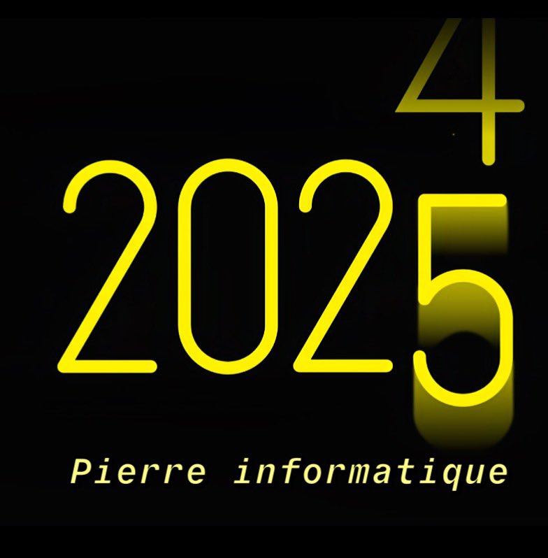 Pierreinformati's tweet image. ✨ Bonne année 2025 ! ✨

Une nouvelle année, de nouvelles opportunités, et toujours la même passion pour avancer ensemble ! 🙌

Toute l’équipe de Pierre Informatique vous souhaite bonheur et succès.

#2025 #pierreinformatique #Merci #bonneannee