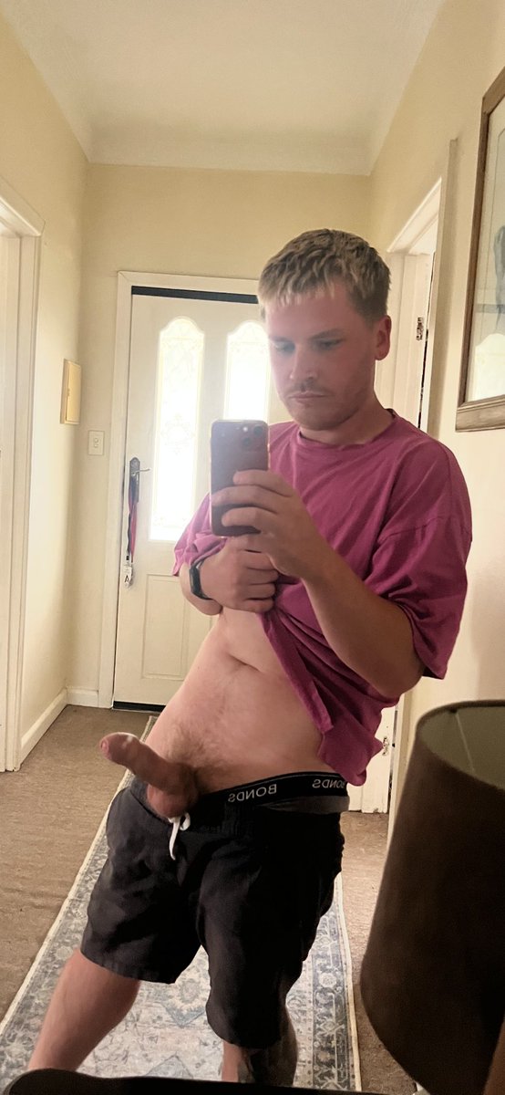 Hate walking past the mirror with a hard cock, Happy New Year, who wants it?