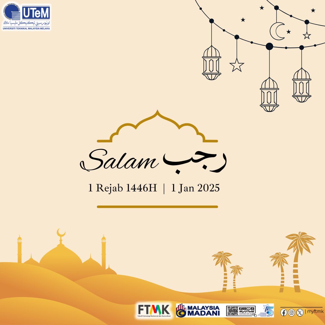 Salam Rejab dari FTMK, UTeM
