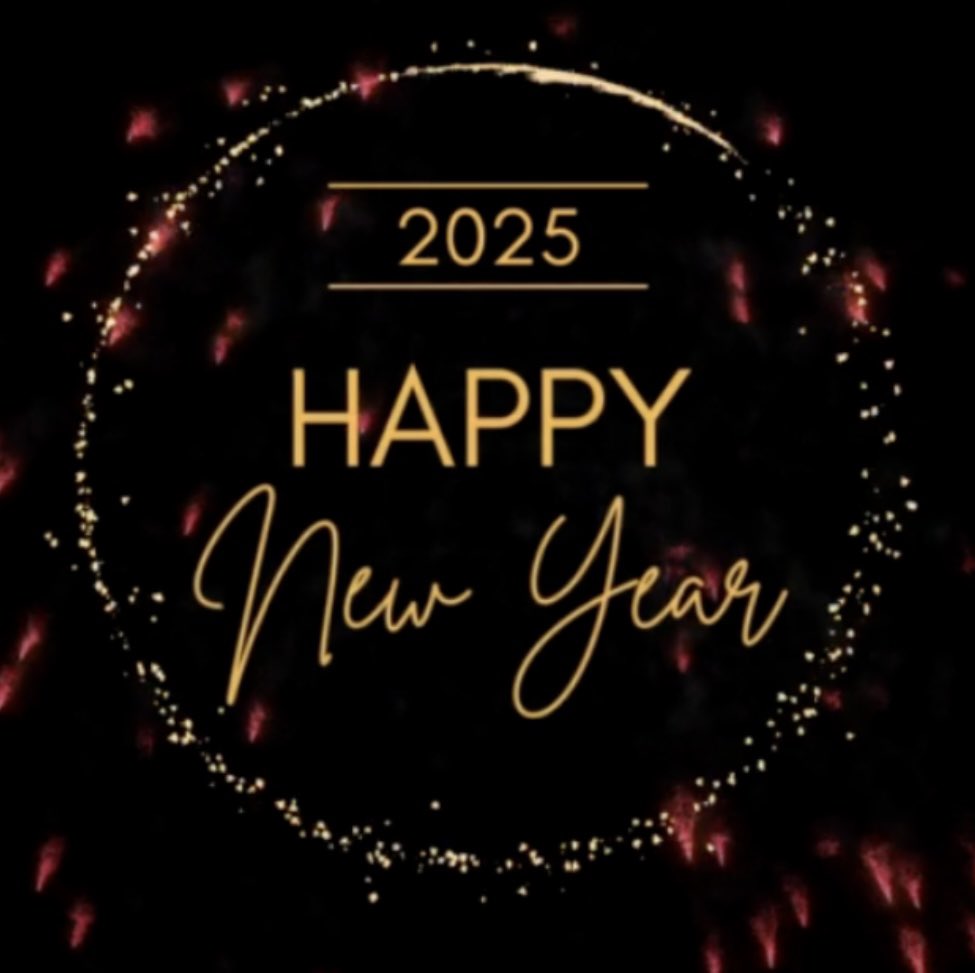 Kelly and I wish you a Happy New Year! May 2025 bring great joy to you and your loved ones.