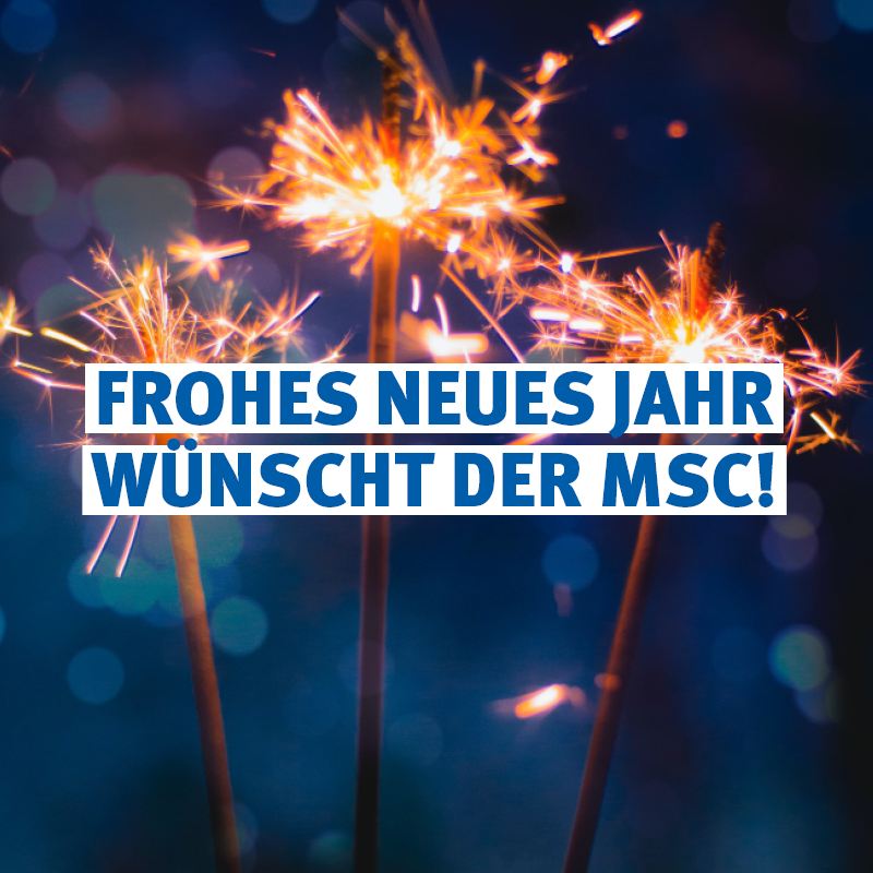 🎇💙 Wir alle vom MSC wünschen Ihnen ein frohes und gesundes neues Jahr! 
 
Wir freuen uns auf die Zusammenarbeit mit Ihnen im neuen Jahr.

#NachhaltigeFischerei