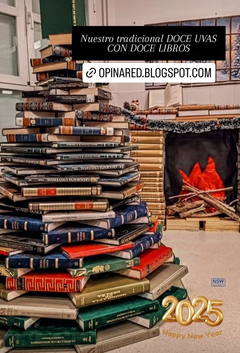 Nuestro tradicional DOCE UVAS 🍇 CON DOCE LIBROS 📚 opinared.blogspot.com/2024/12/doce-u…