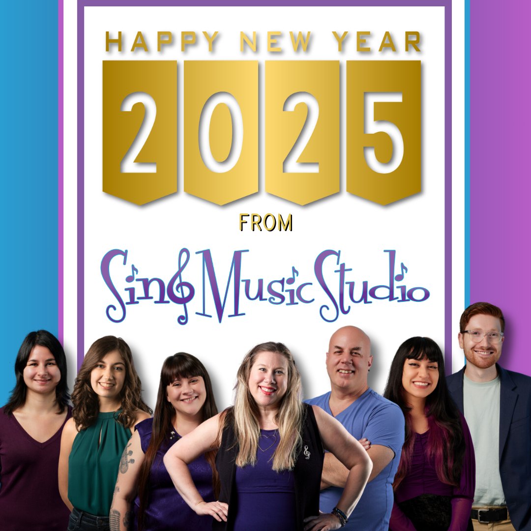 SingMusicStudio's tweet photo. Happy New Year from all of us at Sing Music Studio! 🎉🥂

#happynewyear #2025 #goodbye2024 #newyearnewmusic #ignitethespark  #mississauga #clarksonbia #singmusicstudio https://t.co/UW54rkxGml