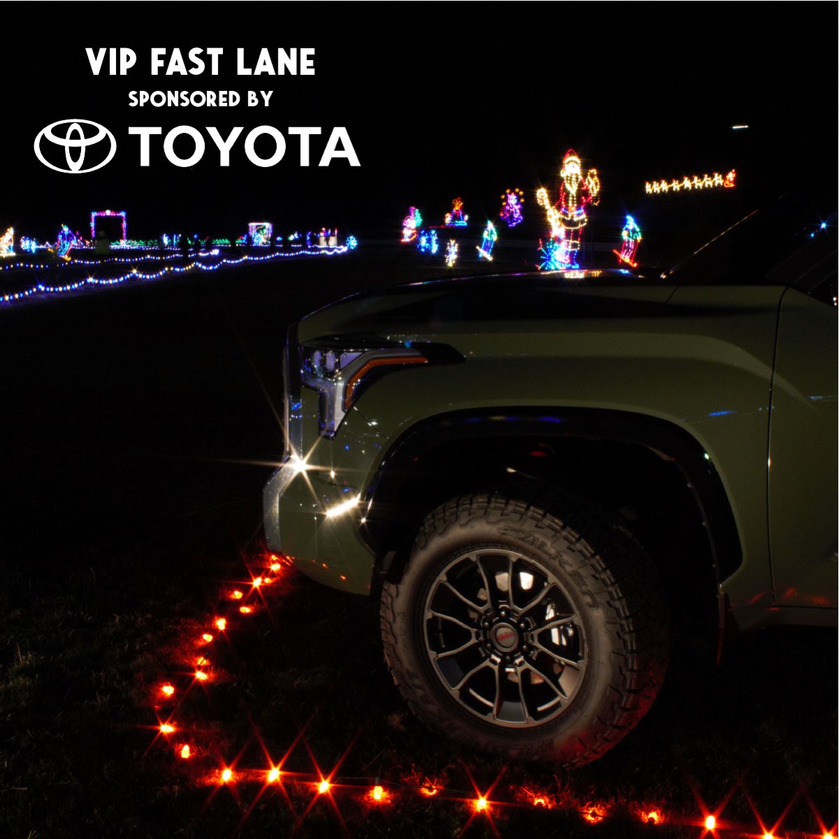 WinterWonderPDX's tweet photo. Thank you Toyota for sponsoring our VIP Fast Lane this year to let our visitors skip the line at the entrance on peak nights! Your sponsorship will help Sunshine Division provide food relief for thousands of families in need. https://t.co/a18lNEXc9a