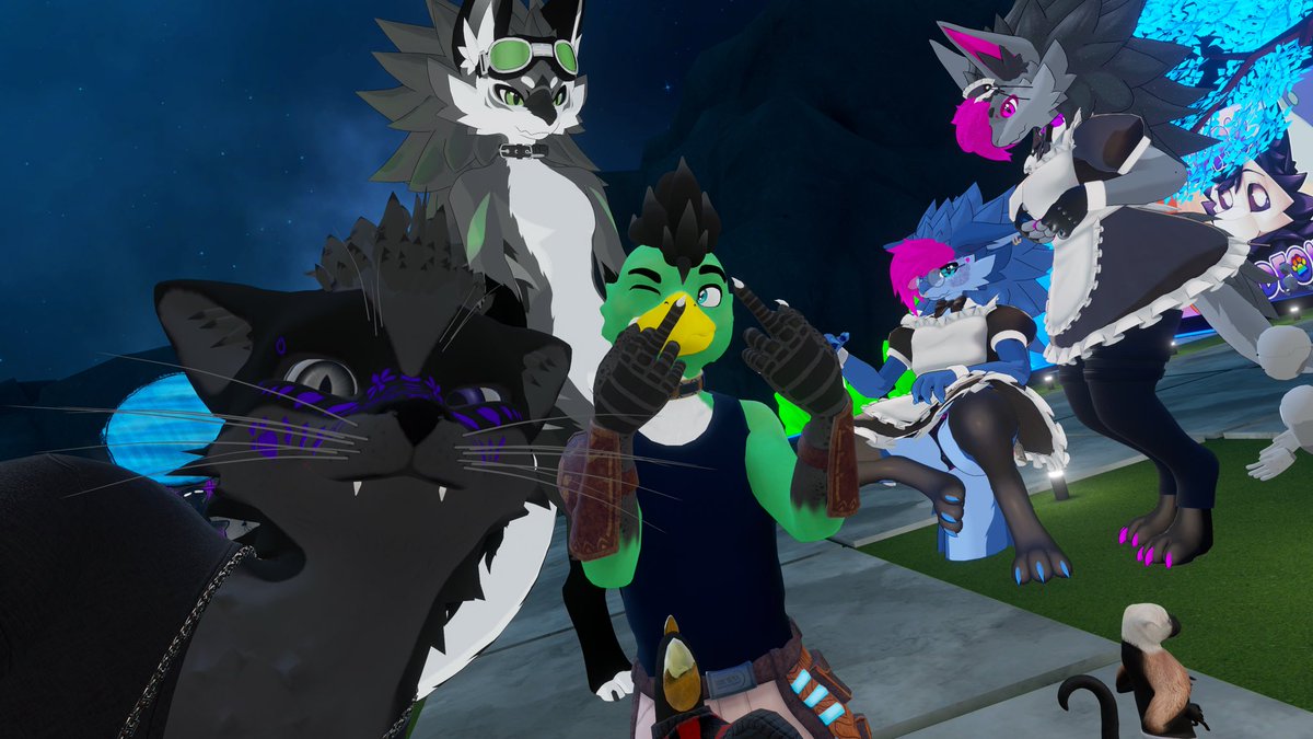 PapagenImmaru's tweet photo. Here so soon?! Happy New Years everyone! 🥳🎉🍻

As 2024 concludes I’d like to thank everyone for following me &amp; liking my sub par content.

I hope you all have a fantastic new years with family &amp; loved ones! 💙💙

#furrycommunity #vrchatfurry 
#NewYear2025 #HappyNewYear2025 https://t.co/iWeL74VR2r