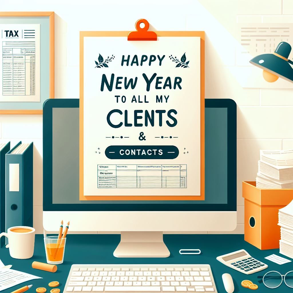 Happy New Year to all my clients &amp; contacts! 🎉 

Me and the team wishing you another year filled with success and happiness and are looking forward to working with you again this year.
