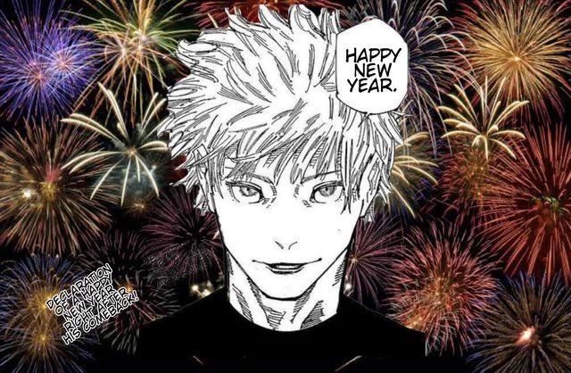 getfreexo's tweet photo. Happy new year!! may my hyperfixation of gojo remain https://t.co/5iJ8njg52W