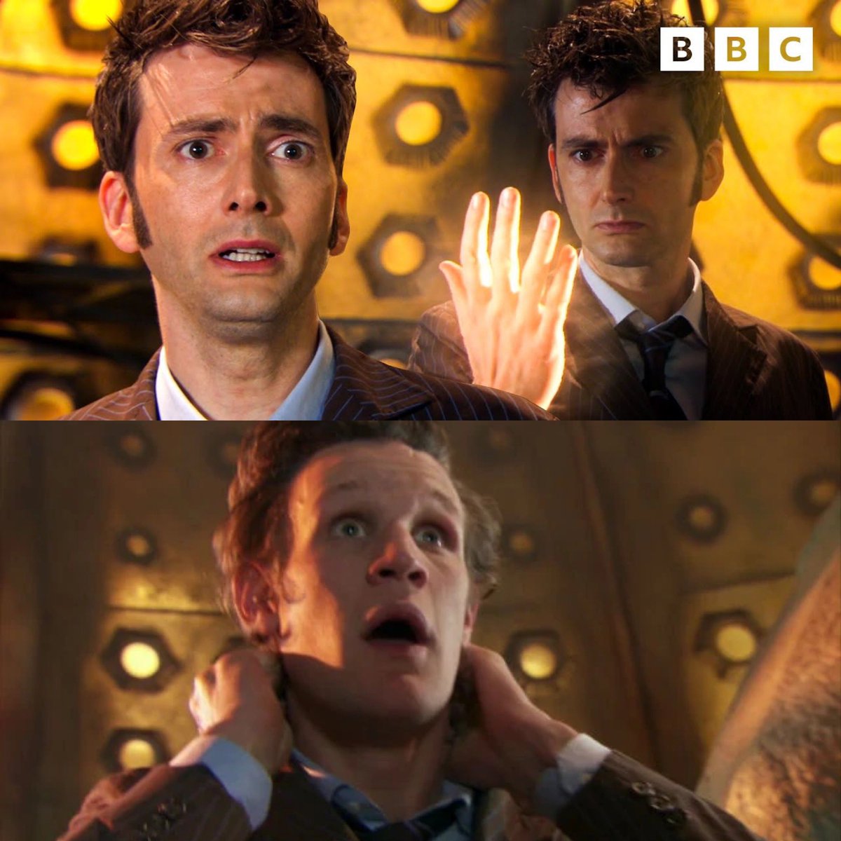 SafeSpaceDrWho's tweet photo. 15 YEARS AGO, yes 15, David Tennant regenerated and Matt Smith made his debut as the Doctor 

#DoctorWho https://t.co/S6e9jG5v8z